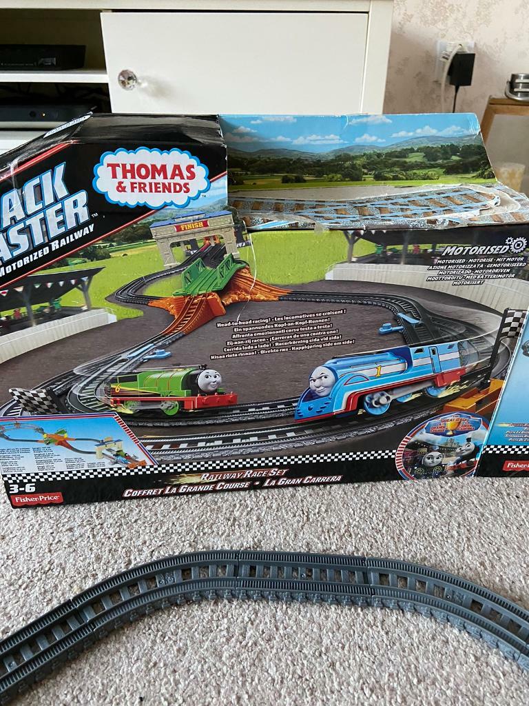 trackmaster thomas and percy's railway race set instructions